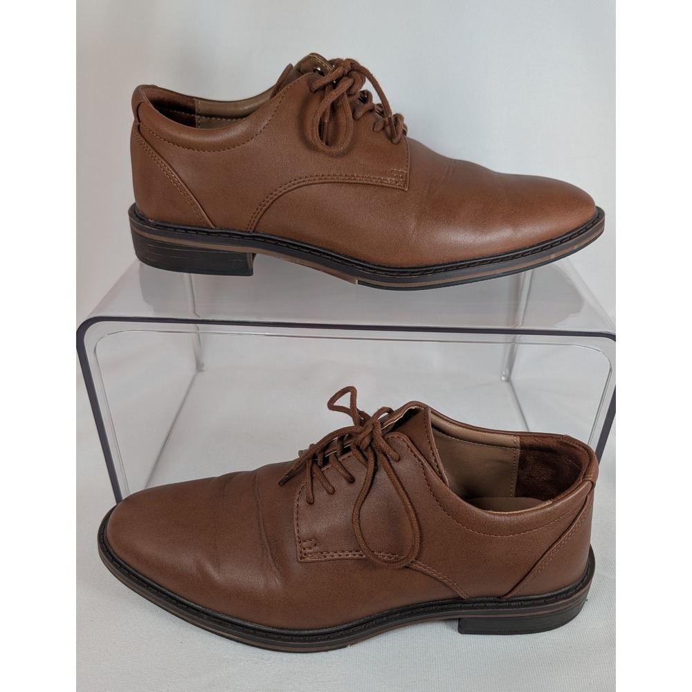 Goodfellow & Co Mens Brown Derby Dress Shoes Lace Up Size 8 098005314